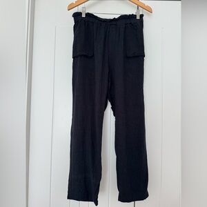 Monk & Lou Linen-blend Pants